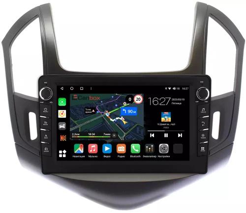 Магнитола для Chevrolet Cruze 2012-2015 (рамка черная) - Canbox 9-240 Android 10, ТОП процессор, CarPlay, 4G SIM-слот