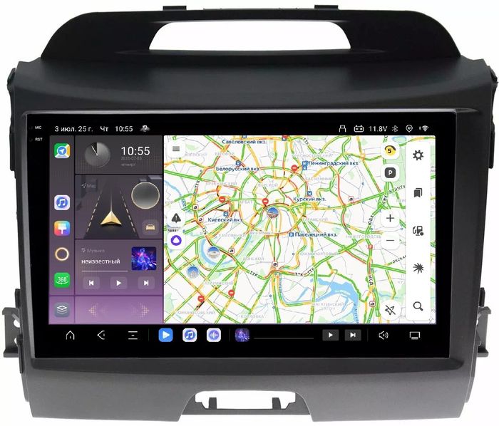 Магнитола для KIA Sportage 2010-2016 - Kuberg OL-9735 QLed+2K, Android 13, TS20, CarPlay, 4G SIM-слот