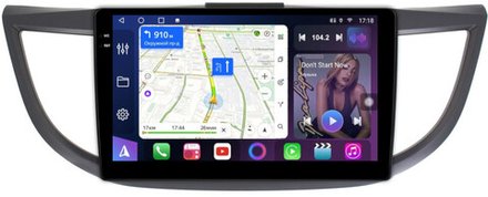 Магнитола для Honda CR-V 4 2012-2016 (большая рамка) - FarCar 469M монитор 10.36" QLED на Android 14, TS18, CarPlay, 4G SIM-слот