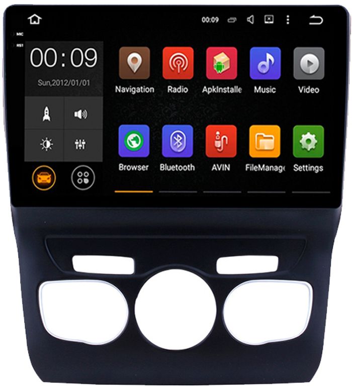 Магнитола для Citroen C4/DS4 2010+ - AIROC 2K RX-2906 Android 13, Быстрая, QLed+2K, CarPlay, SIM-слот