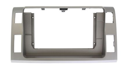 Комплект рамки с разъёмами 10" Toyota Estima 2006-2016 cо штатным 360 серая (утопленная)