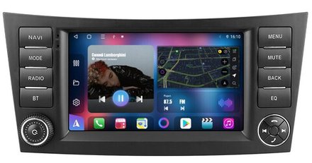 Магнитола для Mercedes-Benz E (W211) 2002-2010, CLS W219 - FarCar BM832-7396H7 дисплей 7" на Android 13, TS10, CarPlay, 4G SIM-слот, 4Гб/32Гб
