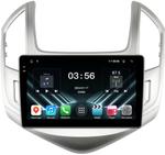 Магнитола для Chevrolet Cruze 1 2012-2015 (рамка серебро) - FarCar S400-DX монитор 9.5" IPS на Android 13, CarPlay