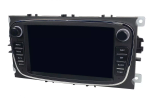 Магнитола для Ford (овал, чёрная) - Canbox H-Line Android 10, Быстрая, SIM-слот