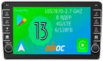 Магнитола для Hyundai H1 / Grand Starex 2007-2015 - Airoc AB-2007 (кнопки и крутилки), Android 13, Быстрая, SIM-слот, CarPlay
