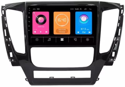 Магнитола для Mitsubishi Pajero Sport 3 2016-2021 (АКПП) -  GT9-9155 на Android 10, 2ГБ-16ГБ