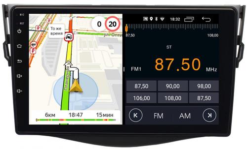 Магнитола для Toyota RAV4 30 2005-2012, Vanguard - Parafar PF018-1FHD на Android 13, 8-ядер, 2Гб+32Гб, CarPlay, 4G SIM-слот