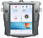 Магнитола для Toyota Corolla E150 2007-2013 - Kuberg ZF-1063-Q6 вертикальный монитор 10.4" в стиле "Тесла" на Android 11, Snapdragon, Carplay, 4G SIM-слот