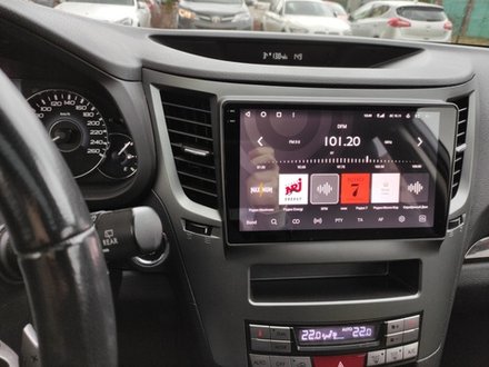 Магнитола для Subaru Legacy 5, Outback 4 2009-2014 (левый руль, рамка черная) - Teyes CC3-2K-360 монитор 13" 2K QLED на Android 10, 6+128Гб, CarPlay, 4G SIM-слот, 4 камеры в комплекте