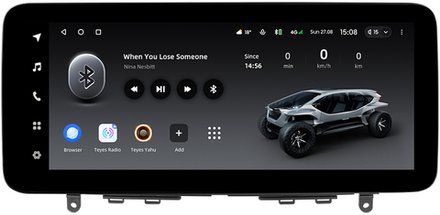 Магнитола для Mercedes-Benz C-класс (W204) 2007-2011 NTG 4.0 - Teyes LUX ONE монитор 12.3", Android 10, CarPlay, 4G SIM-слот, 6/128Гб