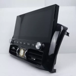 Магнитола для Toyota Land Cruiser Prado 120, Lexus GX470 (экран климата внизу) - Kuberg ZH-T1214L монитор 12.3" на Android 10, 6Гб+128Гб, CarPlay, 4G SIM-слот