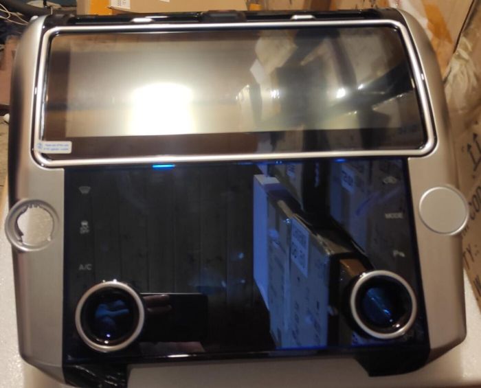 Магнитола для + LCD-панель климата для Land Rover Discovery 4 2009-2016 (взамен 5" экрана или монохрома) - Kuberg NH-R1210L монитор 12.3" на Android 10, 4ГБ+64ГБ, SIM-слот