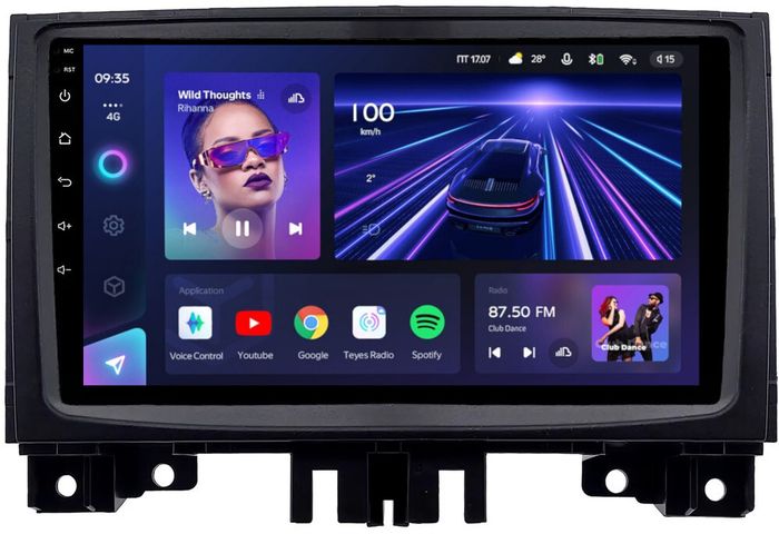 Магнитола для Mercedes-Benz Sprinter W906 2013-2017, Volkswagen Crafter 2013-2016 - Teyes CC3L на Android 10, CarPlay, 4G SIM-слот