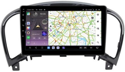 Магнитола для Nissan Juke 2011-2019 - Kuberg OL-9672 QLed, Android 13, TS20, CarPlay, SIM-слот