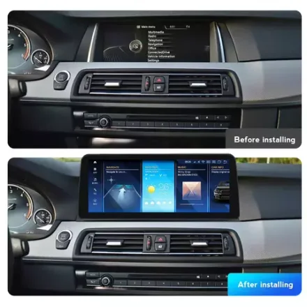 Магнитола для BMW 5 (F10) 2010-2012 CIC - Kuberg MKD монитор 12.3", Android 11, 6Гб+128Гб, CarPlay, 4G SIM-слот