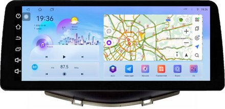 Магнитола для Lifan X60 2012-2016 - FarCar монитор 12.3" 2K QLED на Android 14, TS10, CarPlay, 4G SIM-слот