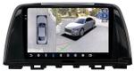Магнитола для Mazda 6 GJ 2012-2014 - FarCar BX3012M-360 монитор 9.5" 2K QLED на Android 13, Быстрая, CarPlay, 4G SIM-слот, 4 камеры в комплекте