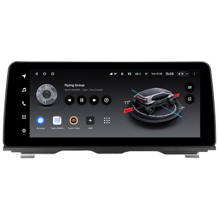 Магнитола для BMW 5-серия F10 2010-2012 CIC - Teyes LUX ONE монитор 12.3" на Android 10, 6/128ГБ, CarPlay, 4G SIM-слот