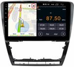 Магнитола для Skoda Octavia A5 2004-2013 (рамка черная глянцевая) - Parafar PF005BFHD на Android 13, CarPlay, 4G SIM-слот