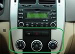 Магнитола для KIA Cerato 1 2004-2008 (кондиционер, аварийка внизу) - FarCar S400-TS18 монитор 9.5" QLED на Android 14, CarPlay, 4G SIM-слот