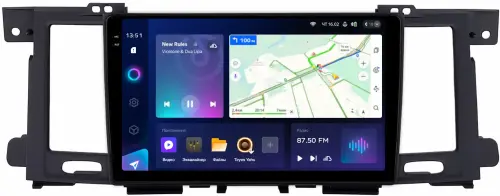 Магнитола для Nissan Patrol Y62, Infiniti QX56/QX80 2010-2017 (рамка тип 1) - Teyes CC3-2K на Android 10, 2K QLED, ТОП процессор, CarPlay, 4G SIM-слот