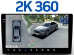 Магнитола для KIA Ceed 1 2010-2012, Venga 2010-2015 - FarCar BX3033M-360 монитор 9.5" 2K QLED на Android 13, Быстрая, CarPlay, 4G SIM-слот, 4 камеры в комплекте