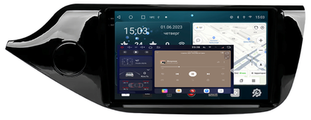 Магнитола для KIA Ceed 2 (JD) 2012-2018 (рамка глянцевая) - Redpower 85238G PRO/PROmax ТОП звук, 2K QLED, Android 14, CarPlay, 4G SIM-слот