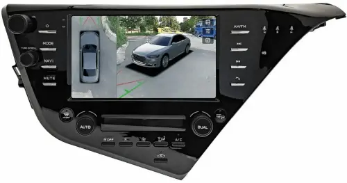 Магнитола для Toyota Camry 70 2017-2020 (c JBL и климатом на ШГУ) - Teyes CC3-2K-360 на Android 10, 2K QLED, 6Гб+128Гб, CarPlay, 4G SIM-слот, 4 камеры в комплекте