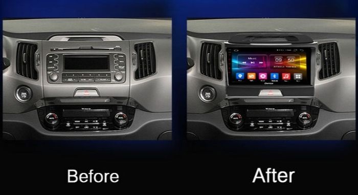 Магнитола для KIA Sportage 2010-2016 - Kuberg OL-9735 QLed+2K, Android 13, UIS7870 (DUDU7), CarPlay, SIM-слот