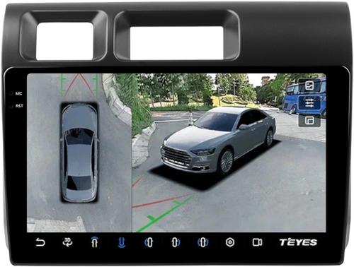 Магнитола для Toyota Land Cruiser 70 2023+ - Teyes CC3-2K-360 монитор 9.5" 2K QLED на Android 10, Быстрая, CarPlay, 4G SIM-слот, 4 камеры в комплекте