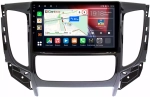 Магнитола для Mitsubishi L200 2015-2019 (климат), Pajero Sport 3 2016-2023 (МКПП), FIAT Fullback - Canbox 9-637 Qled, Android 10, ТОП процессор, SIM-слот