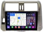 Магнитола для Toyota Land Cruiser Prado 150 2009-2013 (рамка бронза) - FarCar S400-TS18 монитор 9.5" QLED на Android 14, CarPlay, 4G SIM-слот