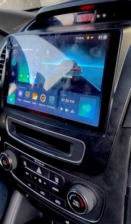 Магнитола для KIA Sorento 2 XM 2012-2020 c экраном климата снизу - Kuberg OL-9794-1 QLed, Android 13, TS20, CarPlay, SIM-слот