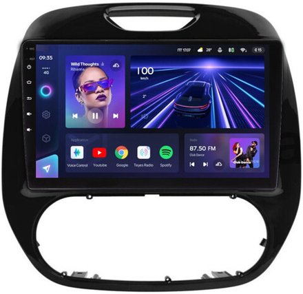 Магнитола для Renault Kaptur 2016+ - Teyes CC3 Android 10, ТОП процессор, 4/32 Гб, CarPlay, SIM-слот