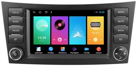 Магнитола для Mercedes-Benz E (W211) 2002-2010, CLS W219 - FarCar D811-7396H7 дисплей 7" на Android 8 и 1+16Гб