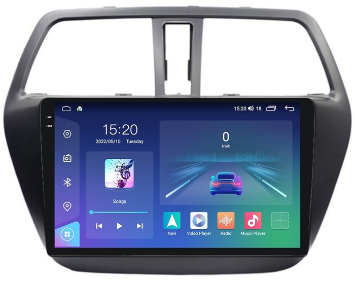Магнитола для Suzuki SX4 2 2013-2021 - Parafar PF125U2K на Android 13, QLED+2K, ТОП процессор, 8Гб+128Гб, CarPlay, 4G SIM-слот