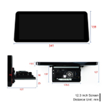 Магнитола для Peugeot 3008, 4008, 5008 2016-2024 - Redpower 85408XLB монитор 12.3" QLED в стиле BMW, Android 14, CarPlay, 4G SIM-слот