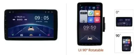 2DIN магнитола с поворотным экраном 10" - Kuberg KP-1008-6128-TS20 на Android 14, ТОП процессор, 6+128Гб, CarPlay, 4G SIM-слот