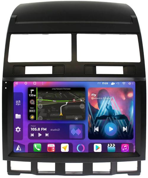 Магнитола для Volkswagen Touareg 1 2002-2010 - FarCar GX042-TNM монитор 9.5" 2K QLED на Android 14, TS20, 6+128Гб, CarPlay, 4G SIM-слот