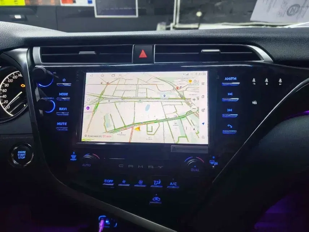 Магнитола для Toyota Camry 70 2017-2020 (c JBL и климатом на ШГУ) - Teyes CC4L монитор 9" IPS на Android 14, Snapdragon 662, CarPlay, 4G SIM-слот