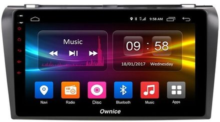 Магнитола для Mazda 3, Axela 2003-2009 - Kuberg OL-9503 IPS, Android 10, 8 ядер (TS18), 4G SIM-слот