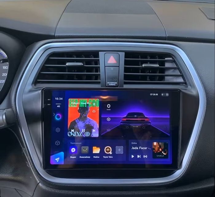 Магнитола для Suzuki SX4 2 2013-2021 - FarCar XXL337M монитор 9.5" 2K QLED на Android 14, TS20, 8+256Гб, CarPlay, 4G SIM-слот