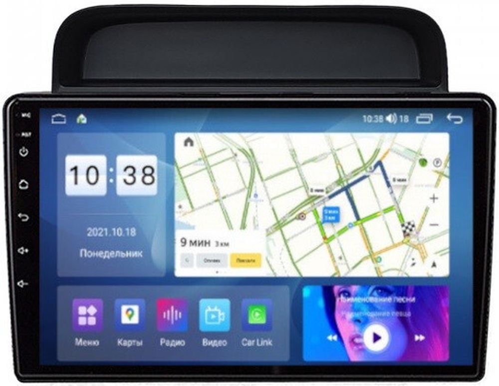 Магнитола для Toyota Land Cruiser 100, Lexus LX470 1998-2002 (климат на ШГУ) - Parafar PF449FHD на Android 13, 8-ядер, 2Гб+32Гб, CarPlay, 4G SIM-слот