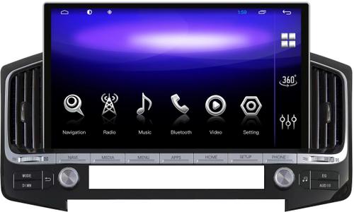 Магнитола для Toyota Land Cruiser 200 2015-2021 (с JBL и 360) - Kuberg ZH-T1304 монитор 13.3", Android 12, 8/128Гб, CarPlay, SIM-слот