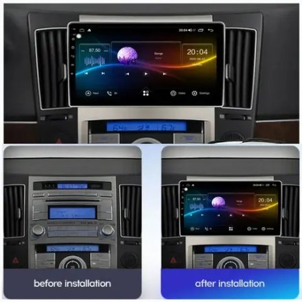 Магнитола для Hyundai ix55 2009-2013 - Kuberg OL-9766 QLed+2K, Android 13, UIS7870 (DUDU7), CarPlay, SIM-слот