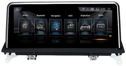 Магнитола для BMW X5 (F15), X6 (F16) 2017-2019 EVO - Kuberg XN-B1100 монитор 10" на Android 10, SIM-слот, 4ГБ-64ГБ