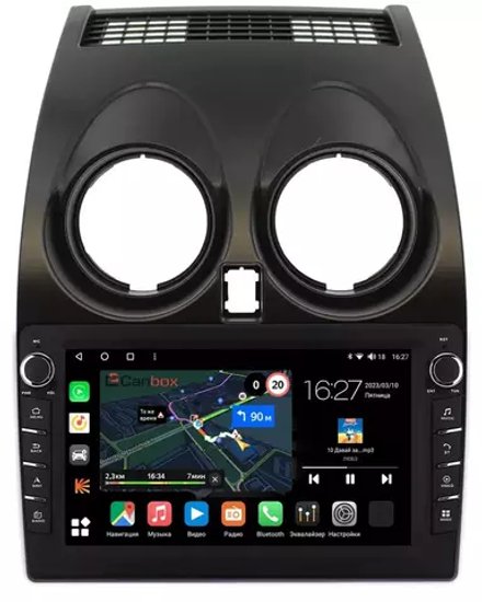 Магнитола для Nissan Qashqai J10 2006-2013, Dualis - Canbox 9007 Android 10, ТОП процессор, CarPlay, 4G SIM-слот