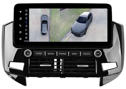 Магнитола для Mitsubishi Pajero 4 2012-2022 (штатная КЗВ) - Teyes LUX ONE 360 монитор 12.3", Android 10, CarPlay, 4G SIM-слот, 6/128 ГБ, 4 камеры в комплекте