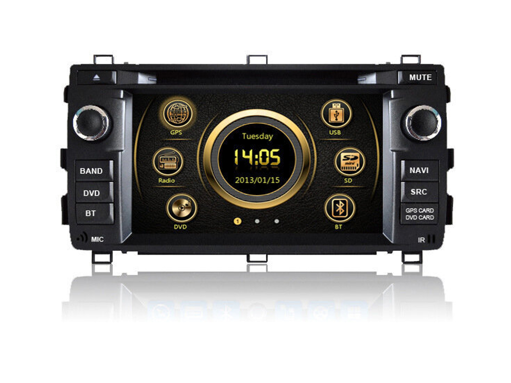 Магнитола для Toyota 200х100мм - Kuberg KR-7089-S10 на Android 10, 4Гб+64Гб, 4G SIM-слот, CarPlay