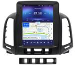 Магнитола для Hyundai Santa Fe 2 2006-2012 (штатный усилитель, рамка тип 1) - Teyes TPRO 2 монитор 9.7" QLED в стиле "Тесла" на Android 10, Быстрая, 4G SIM-слот